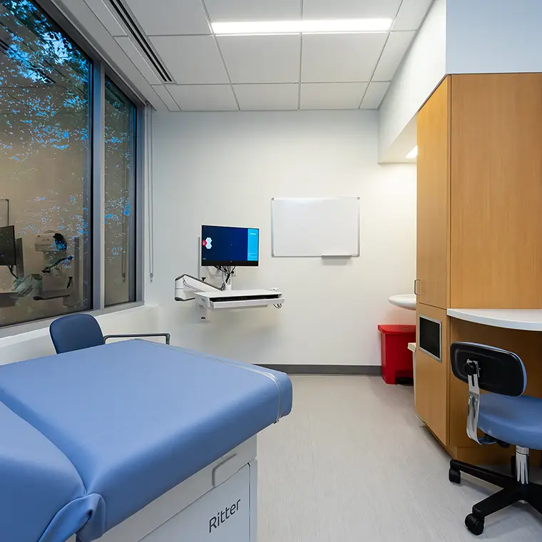 Completed commercial healthcare site built by the S-Works general contracting team