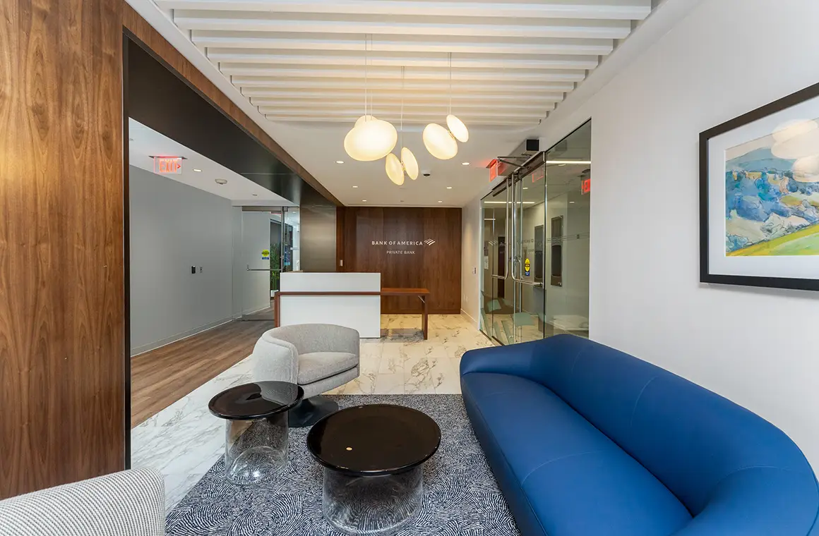 S-Works business lobby commercial general contracting project